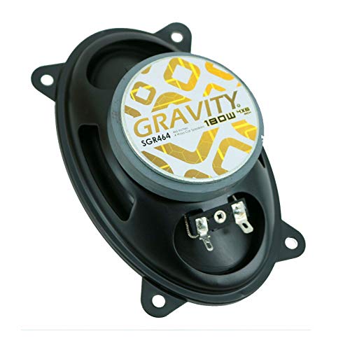 Gravity 4X SGR464 4x6-Inch 4-Way 180 Watts Peak Power CEA Rated Car Audio Full Range Speakers Made with Alpha Cellulose Cones and Moisture Resistant Rubber Surround -2 Pairs Gravity 4X SGR464 4x6-Inch 4-Way 180 Watts Peak Power CEA Rated Car Audio Full Range Speakers Made with Alpha Cellulose Cones and Moisture Resistant Rubber Surround -2 Pairs